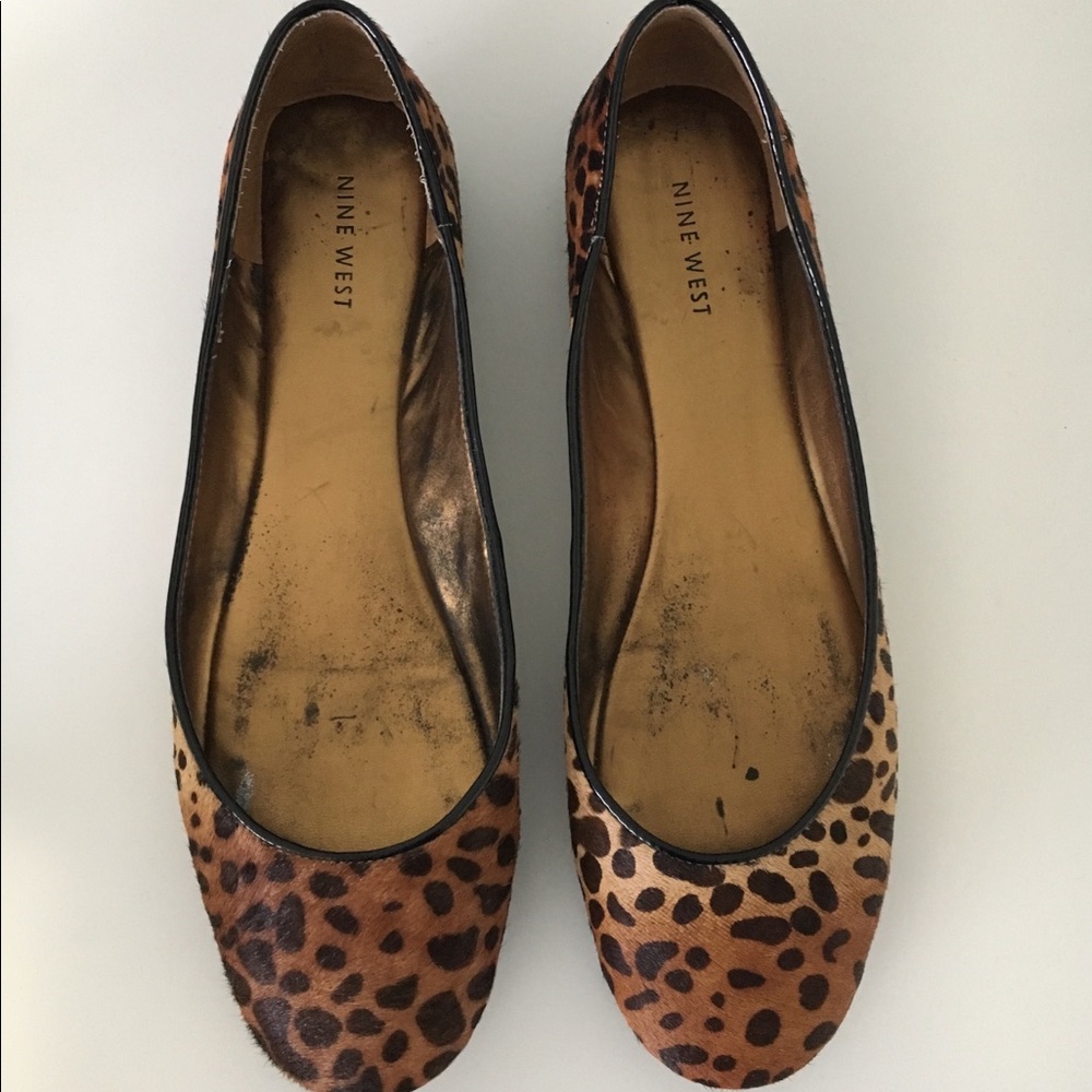 Nine West Cheetah Print Flats